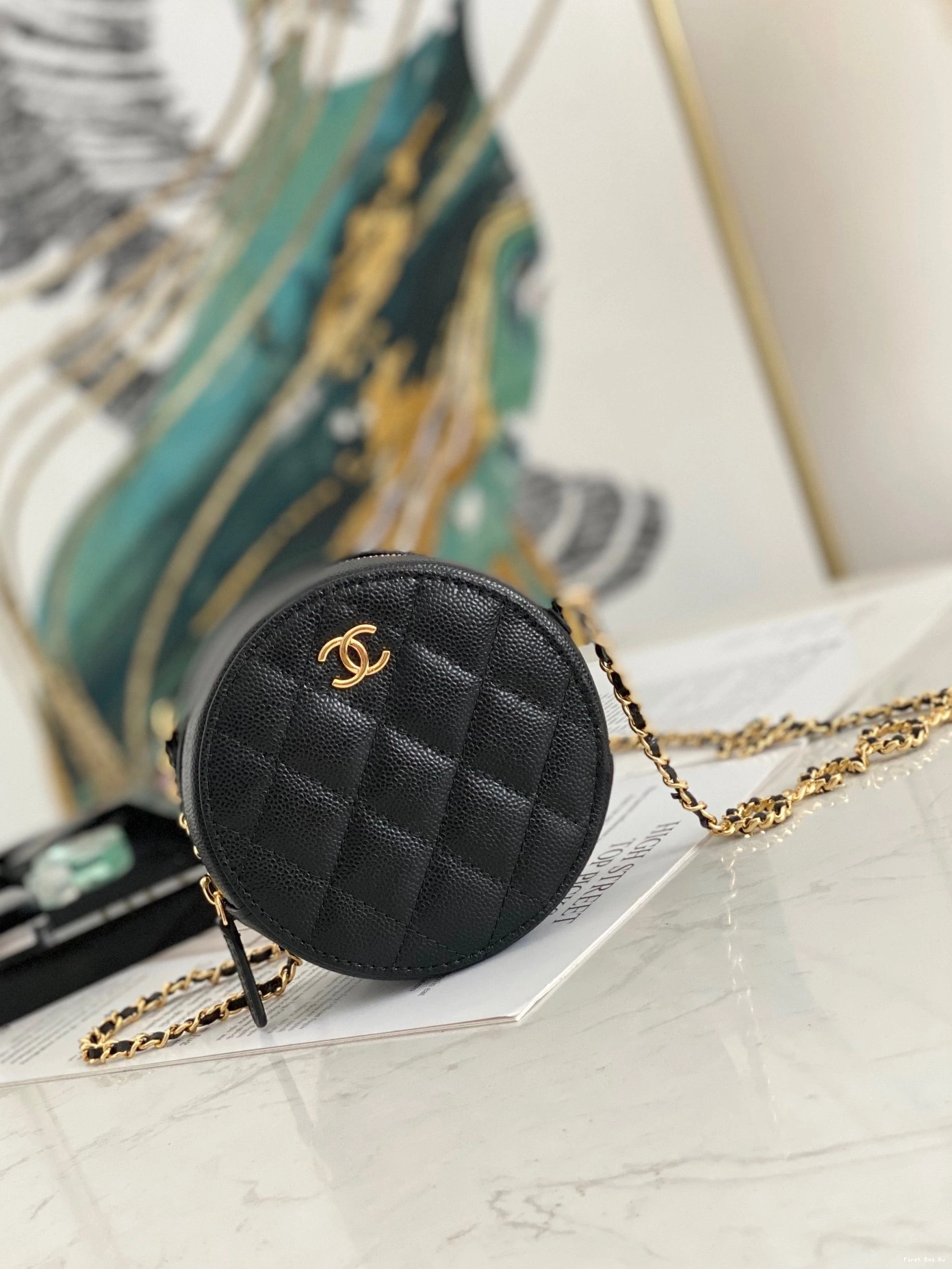 First Bag Ru CHANEL ROUND BAG 0806